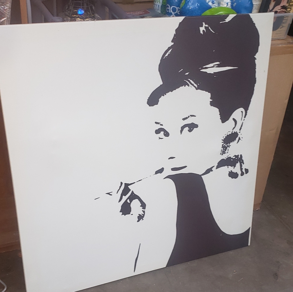 Audrey Hepburn canvas
